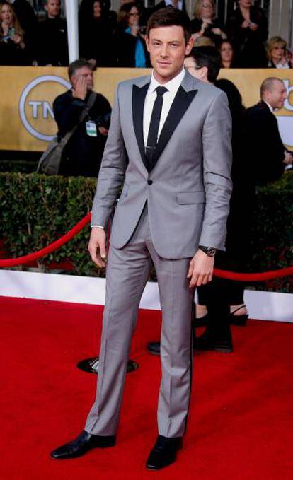 El actor Cory Montheith en enero de 2013 en Los Ángekes,