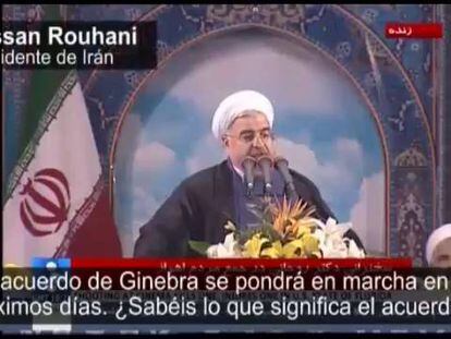 El presidente de Irá, Rouhani, habla sobre el plan nuclear.