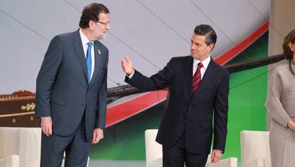 Pe&ntilde;a Nieto y Rajoy en la XXIV Cumbre Iberoamericana. 