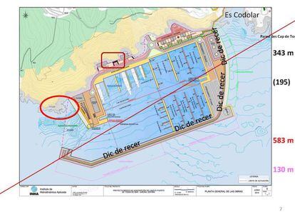 Proyecto para la construcci&oacute;n de un puerto en Tossa de Mar. 