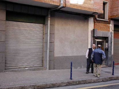 La lonja de Portugalete en la que se reunían los jóvenes y se grabaron las vejaciones a las víctimas.