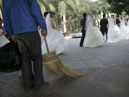 Celebraci&oacute;n de bodas en Shenzen, en la provincia china de Guangdong. 