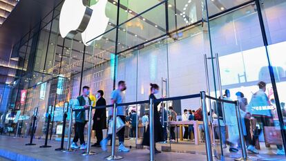 Una tienda de Apple en Shanghai (China), en una imagen de esta semana.