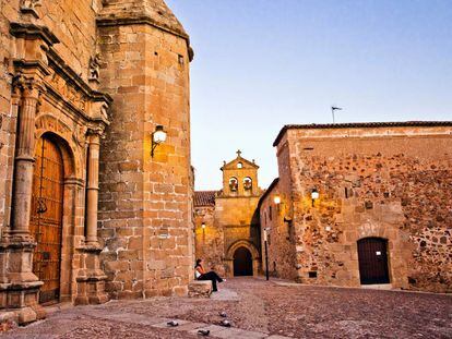 La plaza de San Mateo, en Cáceres.