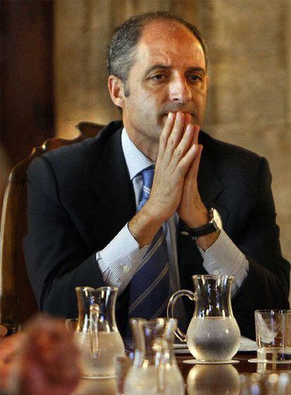 El presidente valenciano, Francisco Camps.