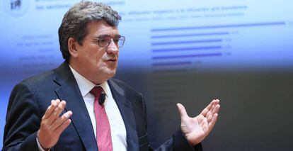 El ministro de Inclusión, Seguridad Social y Migraciones, José Luis Escrivá.