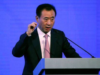 El magnate chino Wang Jianlin, presidente del grupo Dalian Wanda Group.