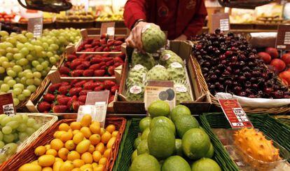 Frutas y verduras son la base de una vida sana.