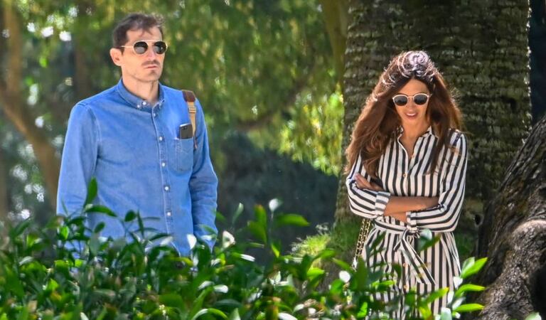Iker Casillas y Sara Carbonero, en Oporto.