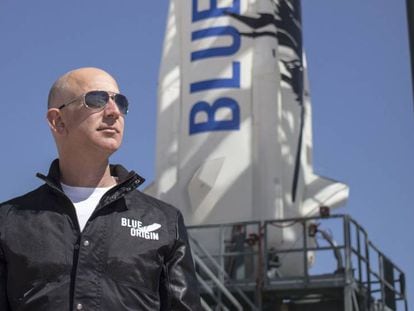 El fundador de Amazon, Jeff Bezos, ha creado también una compañía de transporte aeroespacial.