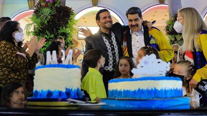 Pablo Montero, vocalista mexicano cantó a Nicolás Maduro, presidente de Venezuela, con motivo de su cumpleaños número 59.