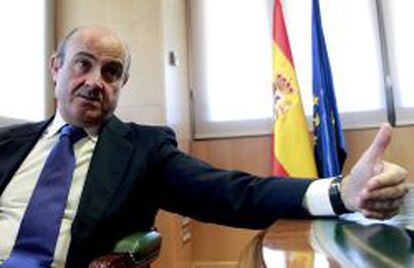 El ministro de Econom&iacute;a y Competitividad, Luis de Guindos.
