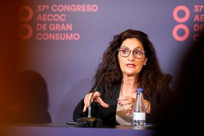 Rosa Carabel, consejera delegada de Eroski, en el congreso Aecoc 2022.