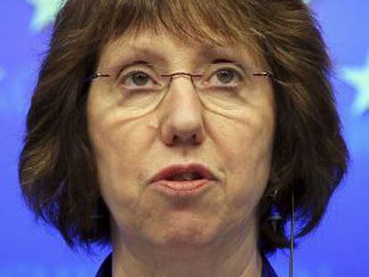 La jefa de la diplomacia europea, Catherine Ashton. 