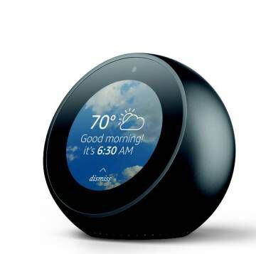 Amazon Echo Spot, pensado para la mesilla.