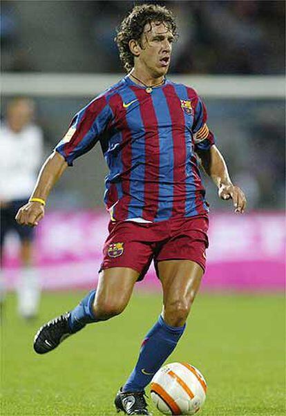El capitán del Barcelona, Carles Puyol.