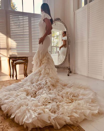 Jennifer Lopez desvela los tres vestidos que llevó el día de su boda con  Ben Affleck | Gente | EL PAÍS