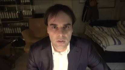 Captura de pantalla de un supuesto vídeo de Tobias R, presunto autor del asesinato de nueve personas en Hanau.