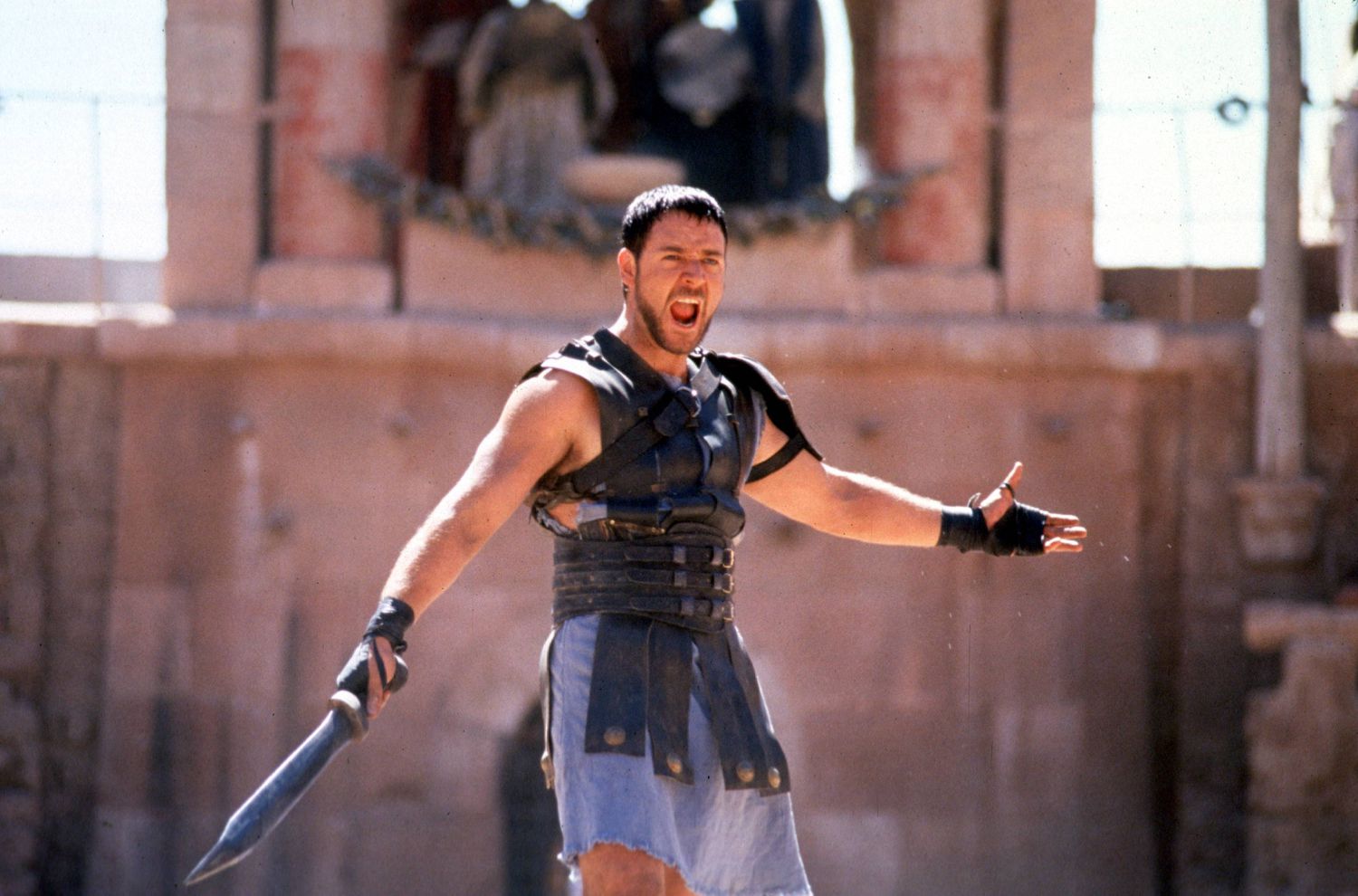 Russell Crowe, la vida de ‘Gladiator’ 20 años después Russell Crowe en 'Gladiator', en el año 2000