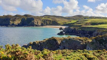 La costa de la península irlandesa de Fanad.