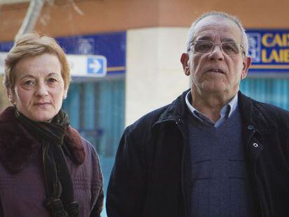 María Aragón y Francisco Herrero, afectados por las preferentes.