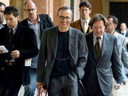Michele Ferrari, en el Tribunal de Bolonia en 2004.