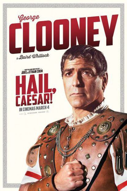 Cartel de la última película de George Clooney, '¡Ave, César!'.