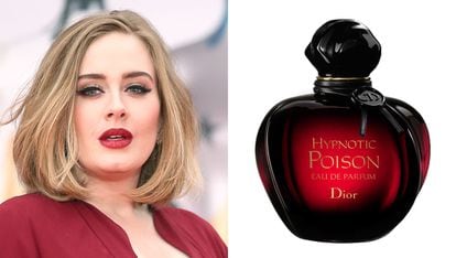 Adele

Jamás la verás poniendo su nombre a una fragancia. “No llevaría mi propio perfume. Esa no soy yo estando en contacto con mis fans. Siempre llevaré el mismo. Lo he hecho desde que tenía 15 años” declaraba a Billabong. ¿Y cuál es? Hypnotic Poison, de Christian Dior.