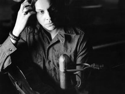 Imagen de Jack White para su nuevo disco, 'Blunderbuss'.