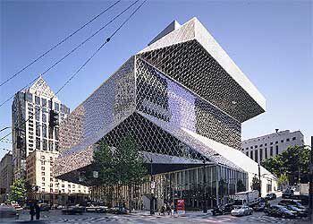 La recién inaugurada Biblioteca Central de Seattle.