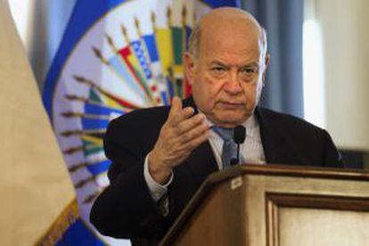 El secretario general de la OEA, Jos&eacute; Miguel Insulza.