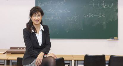 Ana Redondo, profesora y procuradora en las Cortes de Castilla y León, el pasado viernes en la Facultad de Derecho de Valladolid.