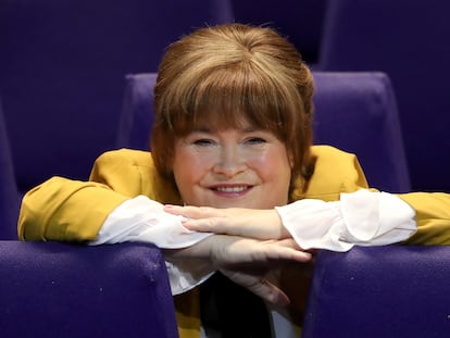 Susan Boyle, en Glasgow, el pasado febrero.