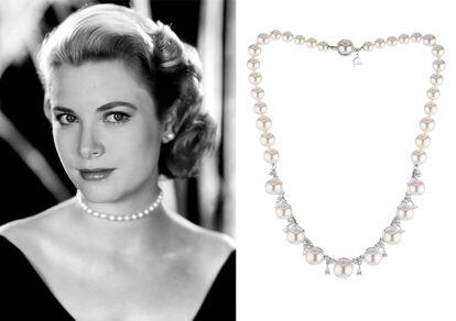 06. El collar de perlas. En 1910, Chanel afirmó: «Una mujer necesita perlas». En los años 50, y cada una a su manera, Jackie Kennedy y Marilyn Monroe demostraron, luciendo una gargantilla clásica de una sola vuelta, que esa frase era (y es) cierta. El de la ex primera dama se vendió por 47.000 dólares en una subasta. «Ahora las perlas son cool», dice la diseñadora de joyas Delfina Delettrez. En la foto, collar de Majorica (356 €).