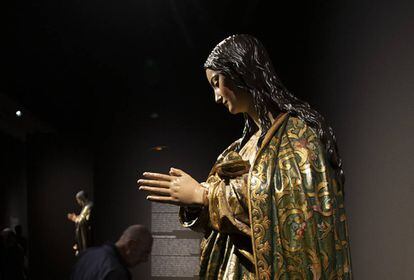 Escultura de la Inmaculada Concepción, del escultor Juan Martínez Montañés, en el Museo de Bellas Artes de Sevilla, en 2019.