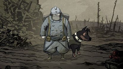 Una ilustración para 'Valiant hearts'.