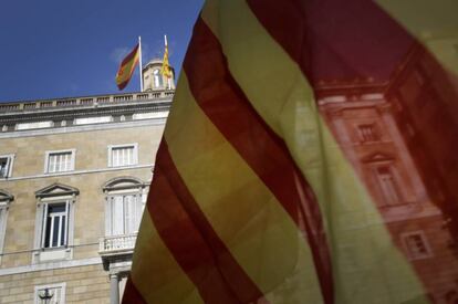 El Palau de la Generalitat.