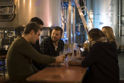 El bar Pressure Drop, en el Lockwood Industrial Park de Tottenham (Londres).