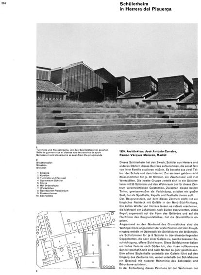 Otro de los proyectos seleccionado por la revista 'Werk' para formar parte del monográfico sobre arquitectura española.