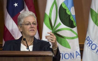 La directora de la Agencia de Protección Ambiental, Gina McCarthy.