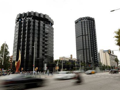 La sede de Caixabank en Barcelona