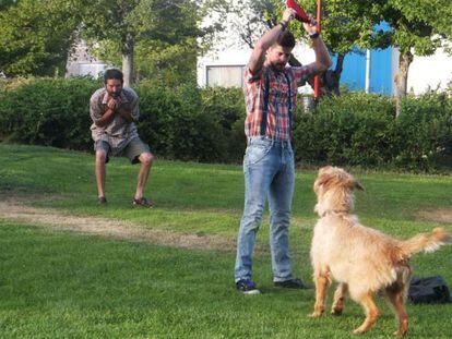 Descubre al encantador que convierte a un perro en actor