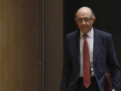 El ministre d'Hisenda, Cristóbal Montoro.