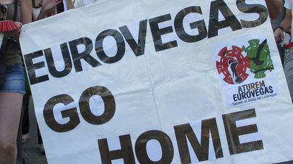 Manifestaci&oacute;n contra Eurovegas.
