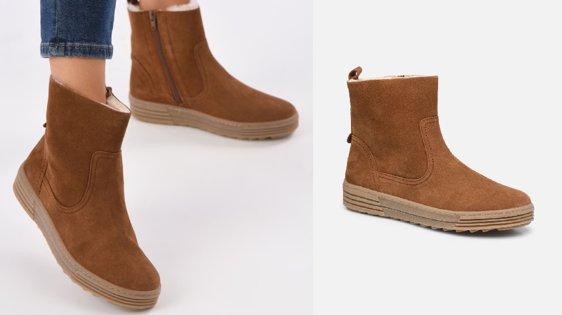 Botas piel borrego mujer new arrivals