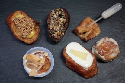 'Torrijas de distintas leches' es la nueva colección de la pastelería Nunos en Madrid.