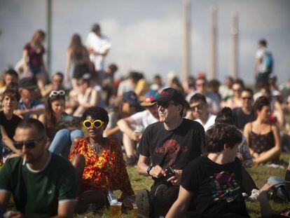 Ambiente en la primera jornada ayer del Primavera Sound.