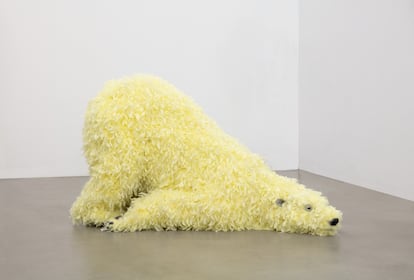 ¿Me has visto antes?  (2008), de Livi Paola, incluida en la exposición Palazzo Strozzi.