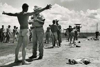Prision de Ramsey, Texas, en 1968, en una fotograf&iacute;a de Danny Lyon. 