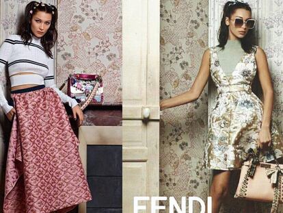 Bella Hadid para Fendi. 